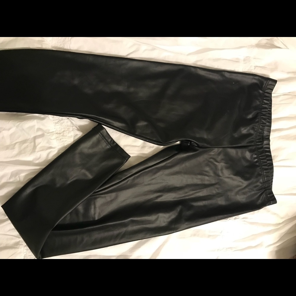 faux leather leggings